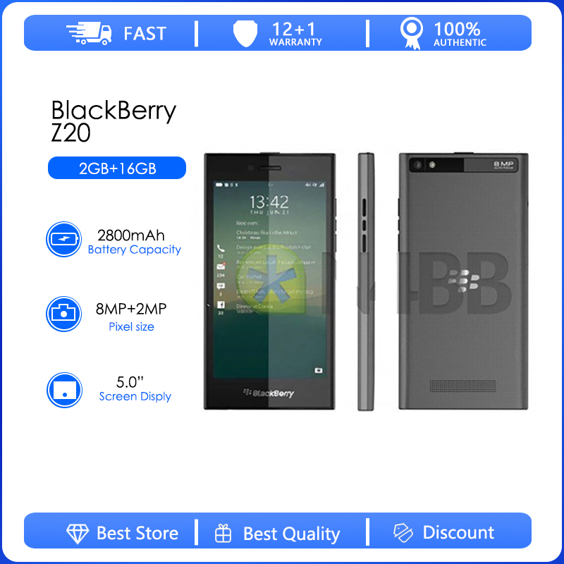 Digitizer Touch Screen - Blackberry Leap-teléfono inteligente Z20 reacondicionado, dispositivo