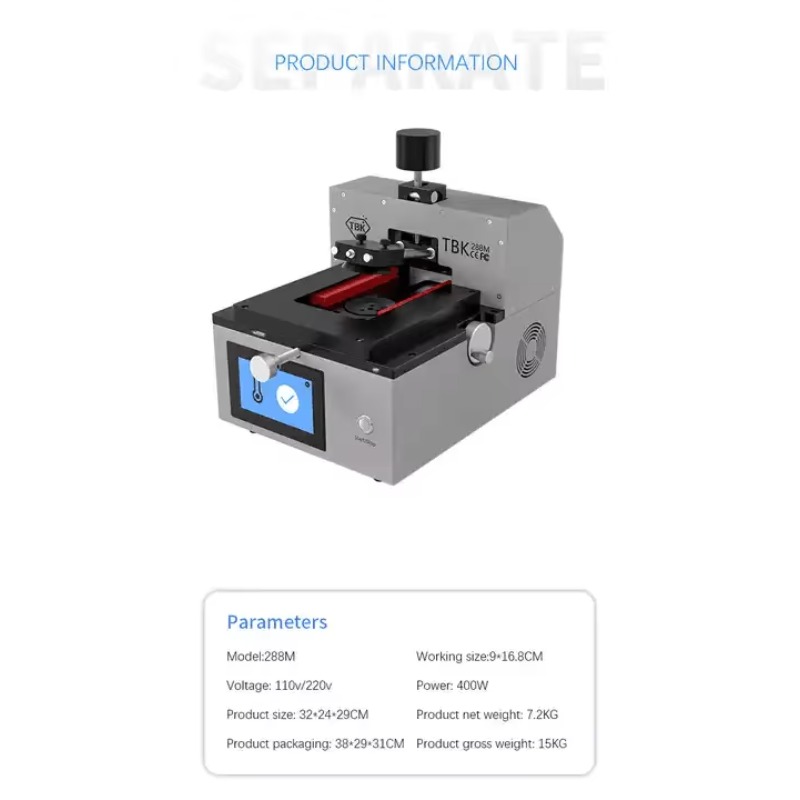 Máquina automática eléctrica p - Screen Separator Machine reseña y precio